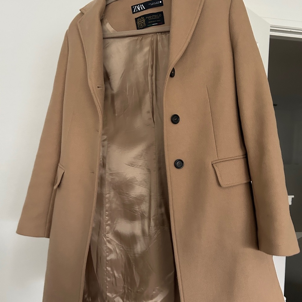 Zara Italian Women's Camel Trench Coat